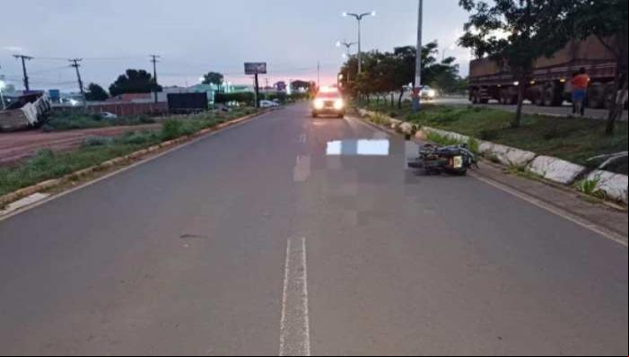 Em Balsas, jovem morre ao cair de moto na BR-230